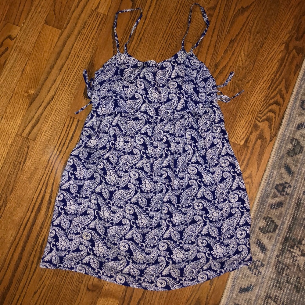 Blue Paisley Dress